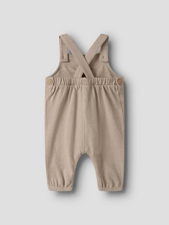 Lil' Atelier Dias Don Loose Overall – Oxford Tan