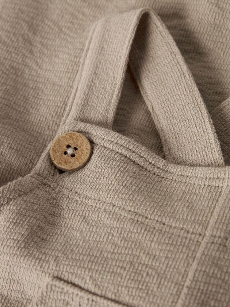 Lil' Atelier Dias Don Loose Overall – Oxford Tan