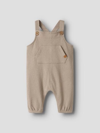 Lil' Atelier Dias Don Loose Overall – Oxford Tan