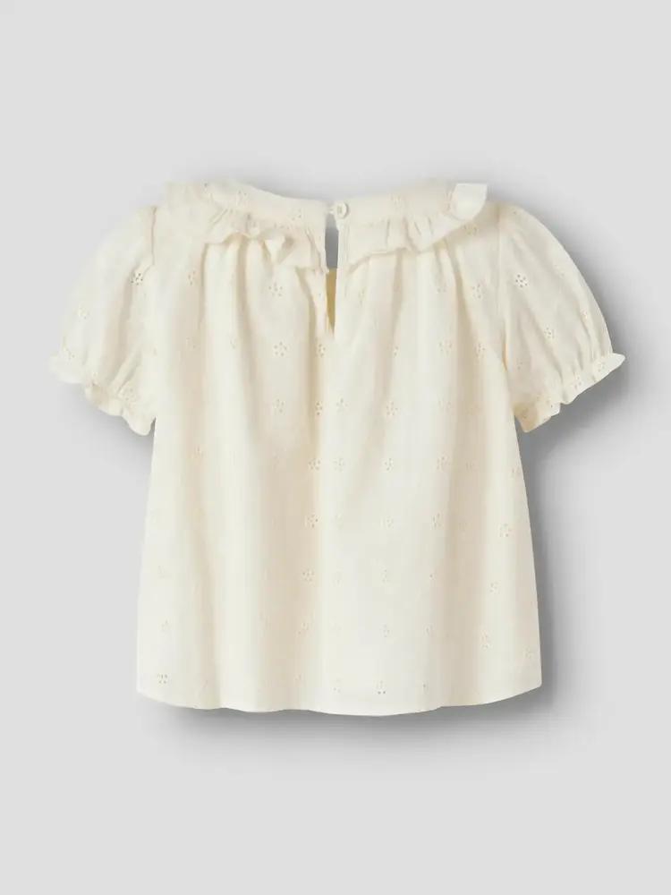 Lil' Atelier Hosa ss Loose Shirt – Coconut Milk