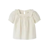 Lil' Atelier Hosa ss Loose Shirt – Coconut Milk