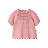 Lil' Atelier Hiba SS Loose Top – Rose Tan