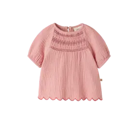 Lil' Atelier Hiba SS Loose Top – Rose Tan