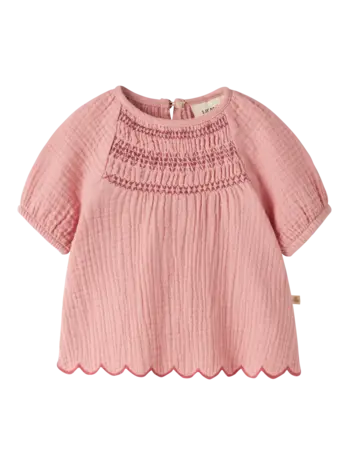Lil' Atelier Hiba SS Loose Top – Rose Tan
