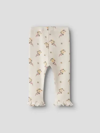 Lil' Atelier Gayo SKA Slim Leggings – Coconut Milk Flower