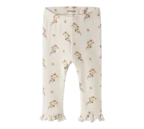 Lil' Atelier Gayo SKA Slim Leggings – Coconut Milk Flower