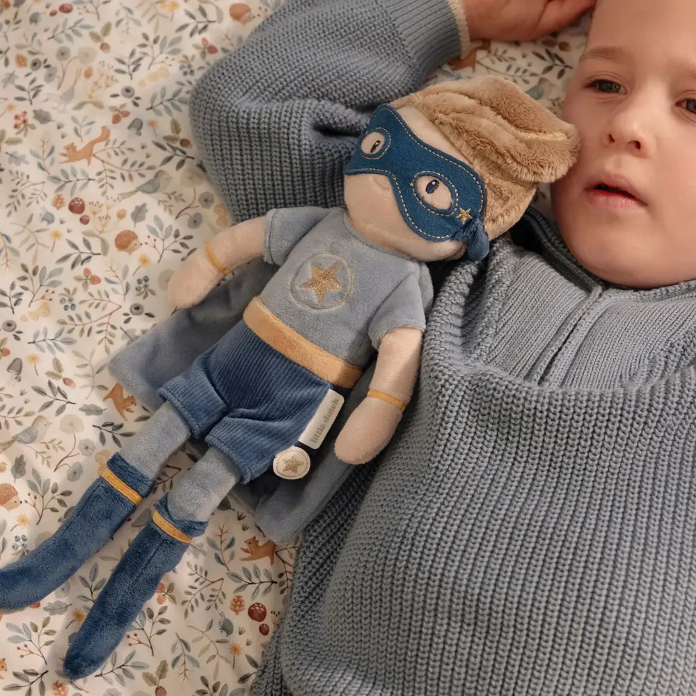 Little Dutch Knuffelpop super hero Jim