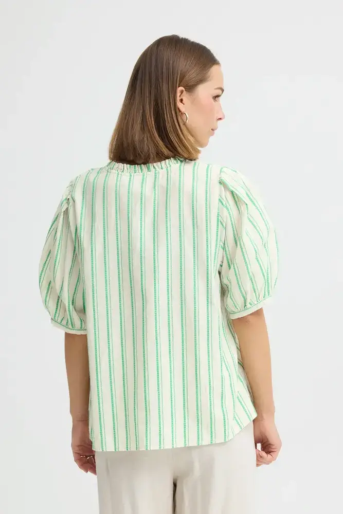 ICHI Jovil  Shirt - Greenbriar Graphic