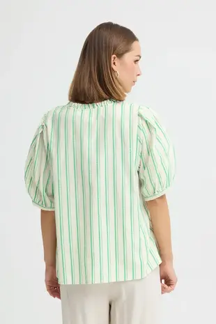 ICHI Jovil  Shirt - Greenbriar Graphic