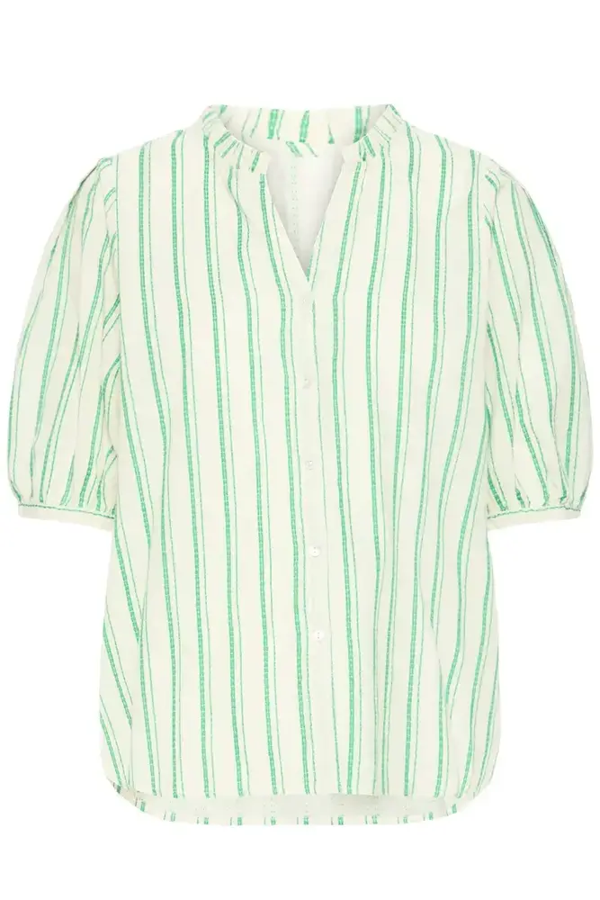 ICHI Jovil  Shirt - Greenbriar Graphic