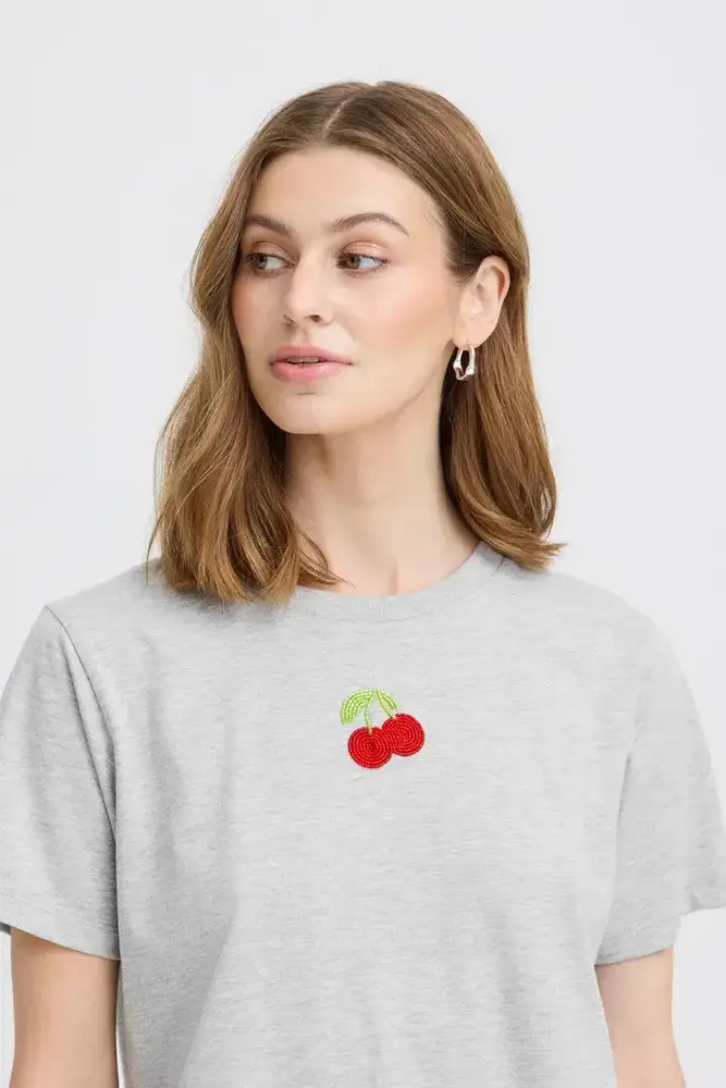 ICHI Nynna Shirt - Alloy Melange