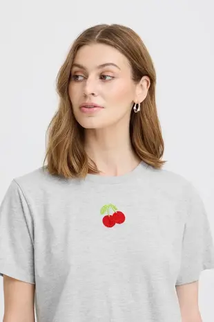 ICHI Nynna Shirt - Alloy Melange