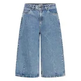 ICHI Aveny Long Short - Washed Med. Blue