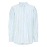 ICHI Samia Shirt - Powder Blue Stripe