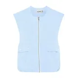 ICHI Kate Waistcoat - Powder Blue