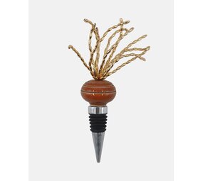 Studio Noticed Flessenstop met keramiek roest bruin