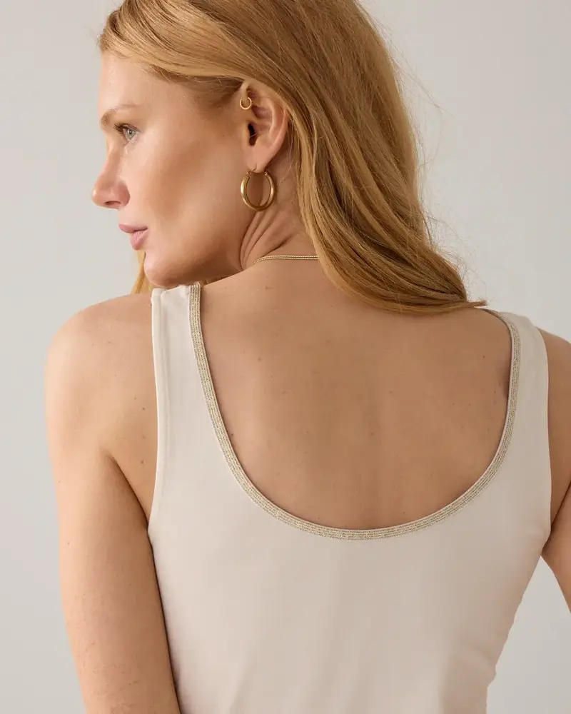 Summum Woman Top basic - Off White