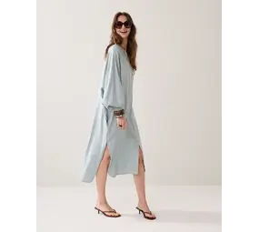 Summum Woman Dress Stripe - Glacier Blue