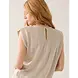 Summum Woman Top Linen look - Pebble Beige