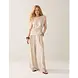 Summum Woman Top Linen look - Pebble Beige