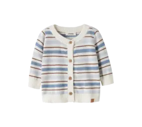 Lil' Atelier Hito LS Knit Card – Coconut Milk Dusty Blue