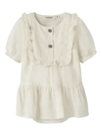 Lil' Atelier Hosa SS Loose Body Dress – Coconut Milk