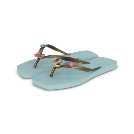 Uzurii Flore Square - Azul