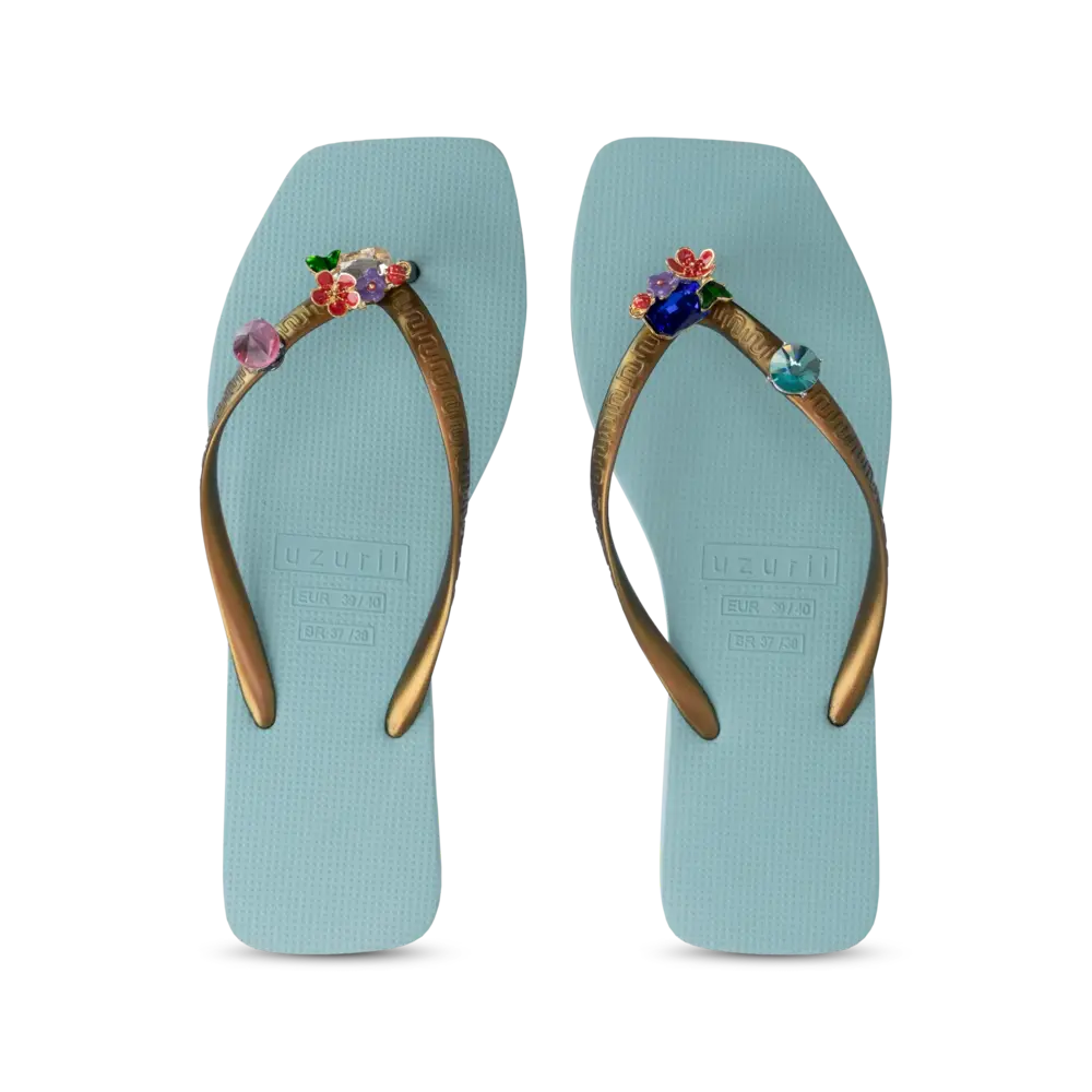 Uzurii Flore Square - Azul