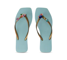 Uzurii Flore Square - Azul