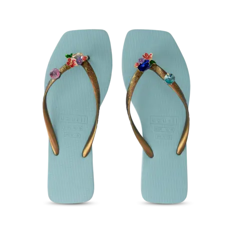 Uzurii Flore Square - Azul