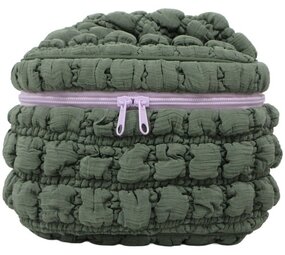 Eja International Toilettas Quiltet - Dark green - Large