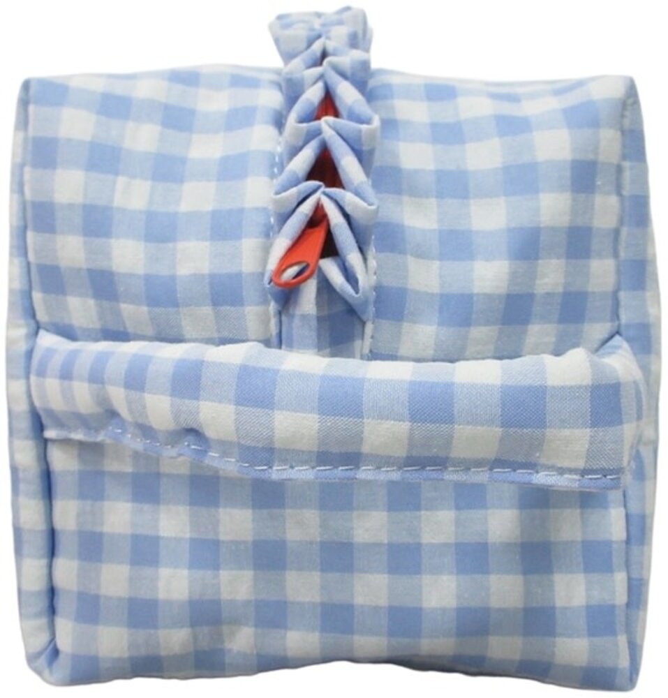 Toilettas Checkered - Blue - Large