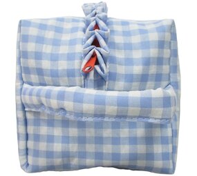 Toilettas Checkered - Blue - Large