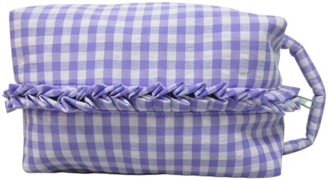 Eja International Toilettas  Checkered  - Purple - Large