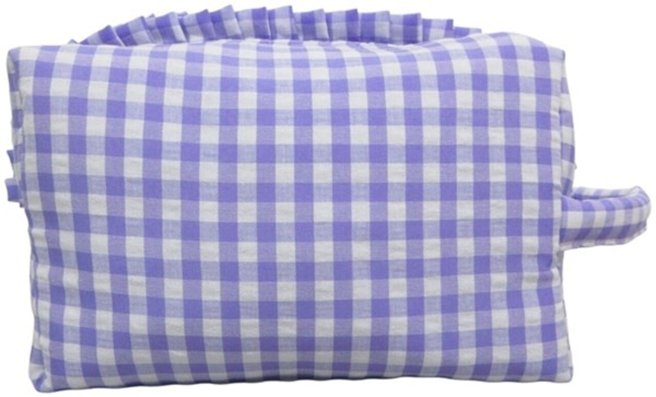 Eja International Toilettas  Checkered  - Purple - Large