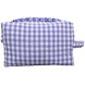Eja International Toilettas  Checkered  - Purple - Large