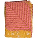 Eja International Quilt Ethnic - Small flower - Yellow/pink - 140x180 cm