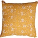 Eja International Kussen Ethnic -  Small flower - Yellow/pink