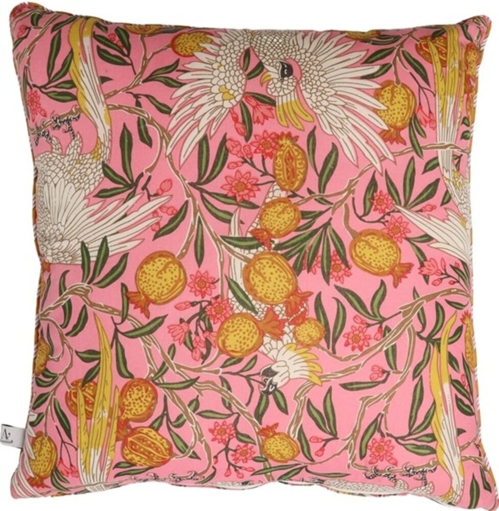 Kussen Ethnic  - Bird - Pink