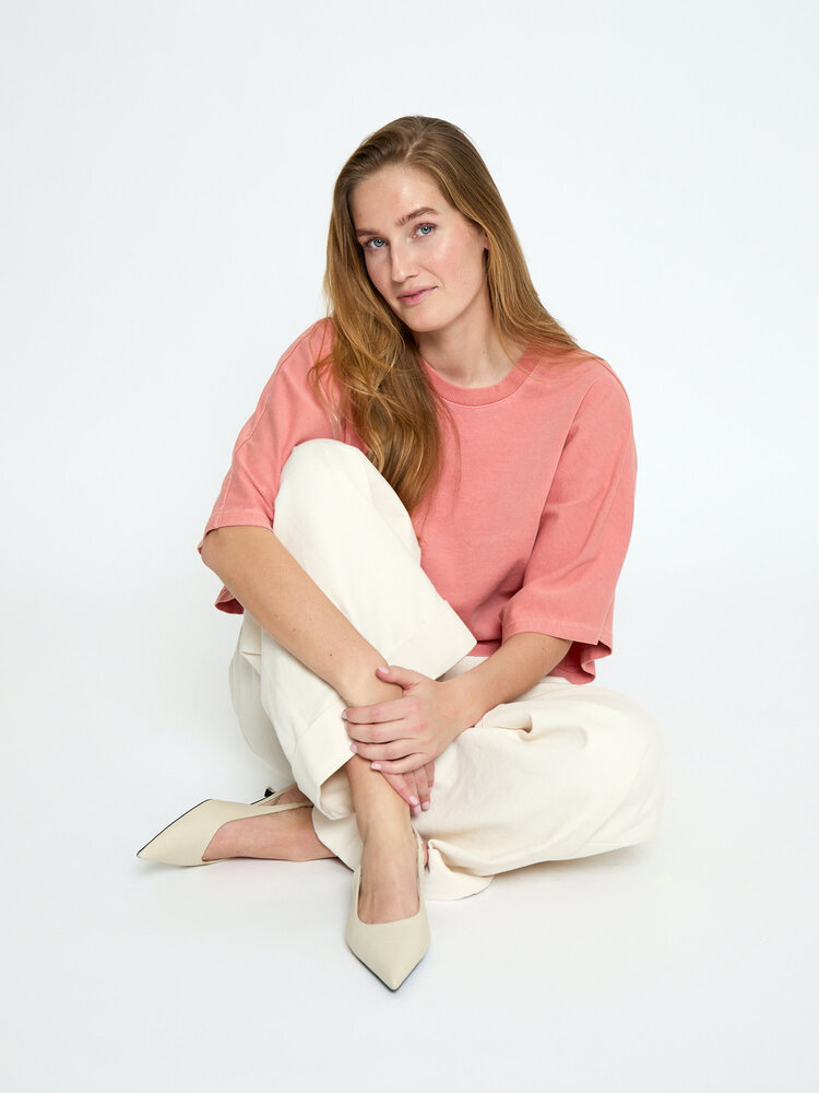 Peppercorn Ricky T-Shirt - Dahlia Coral