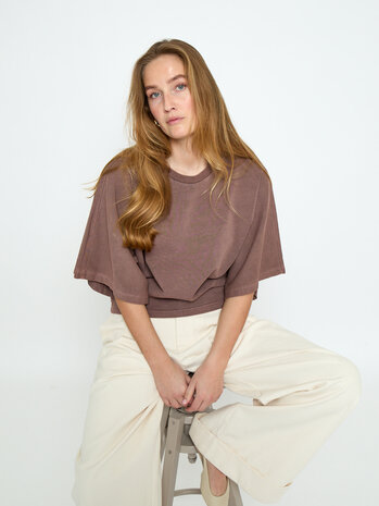 Peppercorn Ricky T-Shirt - Mink Brown