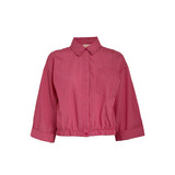 Peppercorn Ommie Shirt - Fuchsia Fedora Stripe