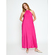 Peppercorn Opeya Solid Halterneck Dress - Fuchsia Fedora
