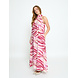 Peppercorn Opeya Halterneck Dress - Fuchsia Feodora Print