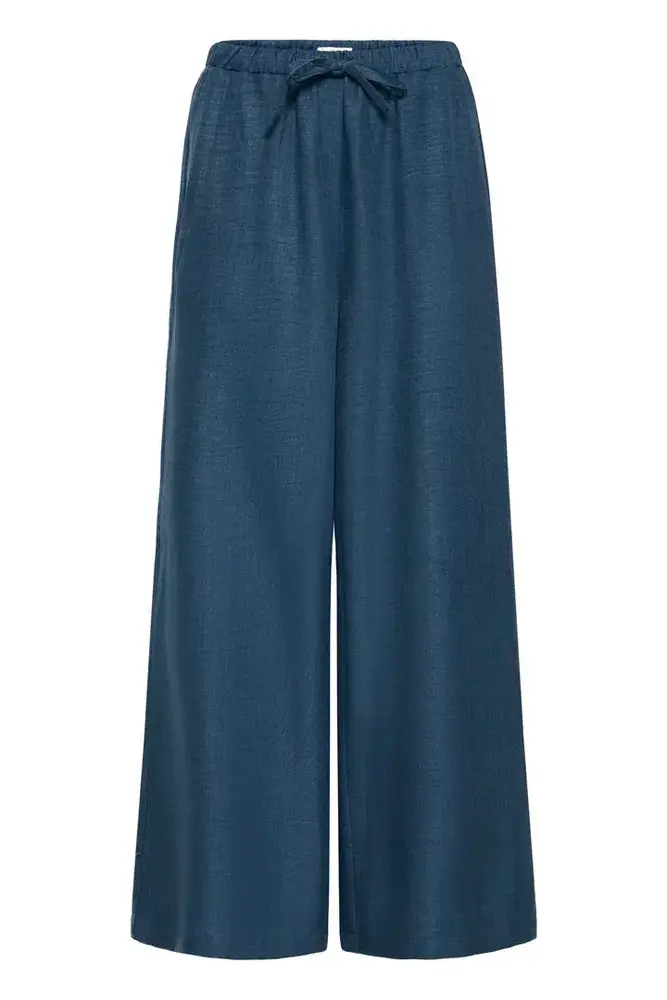 ICHI Katico Pants - True Navy Melange