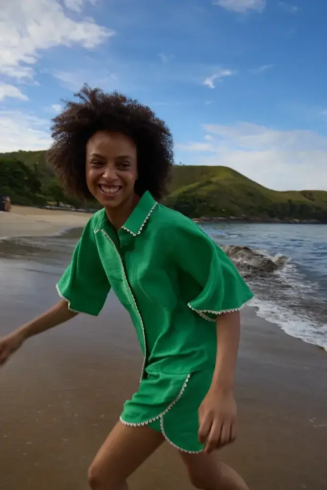 ICHI Leni Short - Greenbriar