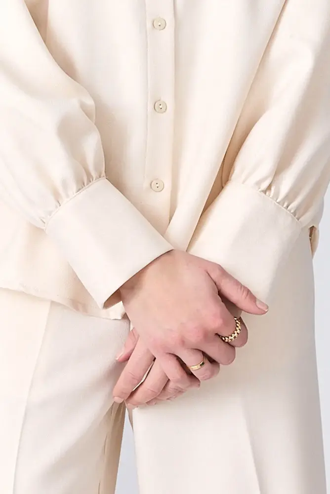 Corel Amsterdam Maxime blouse Lm Caravella - Ivory