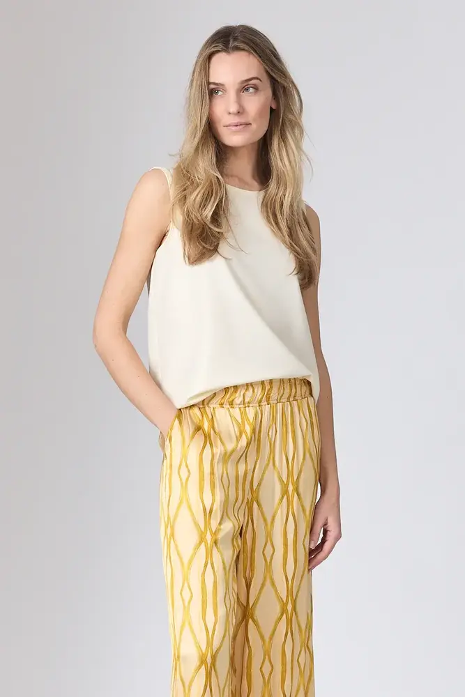 Corel Amsterdam Nola pants Shine Sabbia - Banana