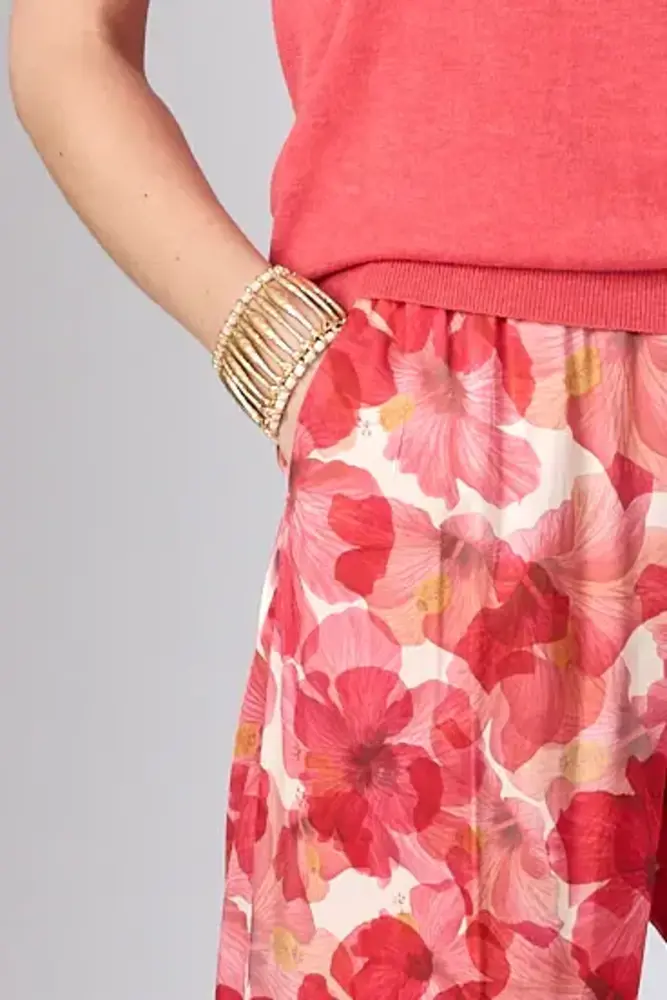 Corel Amsterdam Nola pants Shine Rosa - Rosa Corel Amsterdam Nola pants Shine Rosa - Rosa