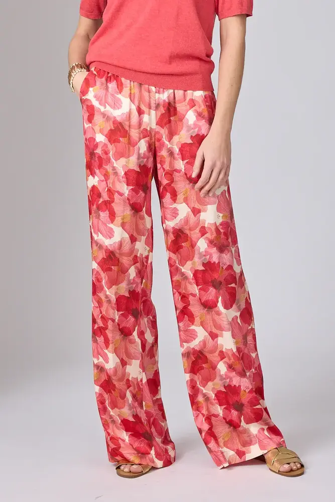 Corel Amsterdam Nola pants Shine Rosa - Rosa Corel Amsterdam Nola pants Shine Rosa - Rosa